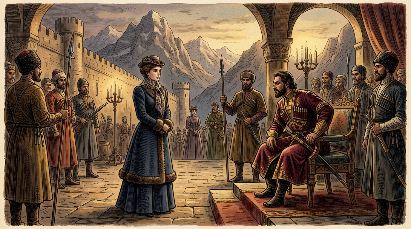Irina Sakharova was sent to charm the prince into surrendering the sacred grains